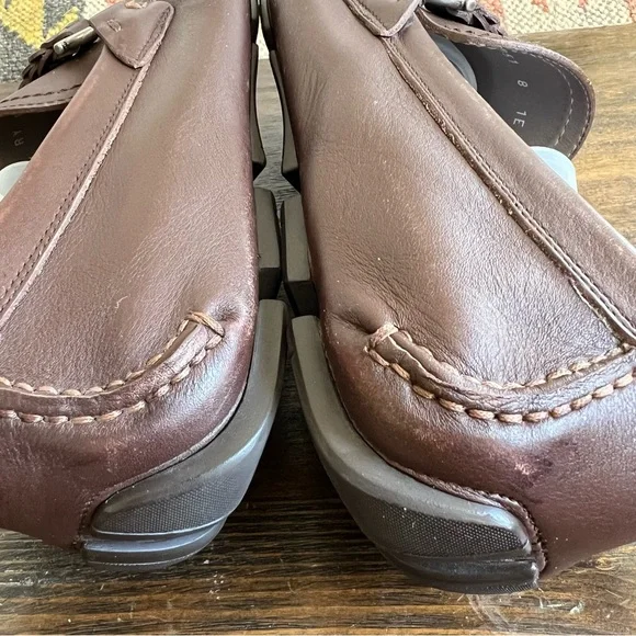 salvatore ferragamo “Stuart” Braided Strap Gancini Drivers  display picture 2